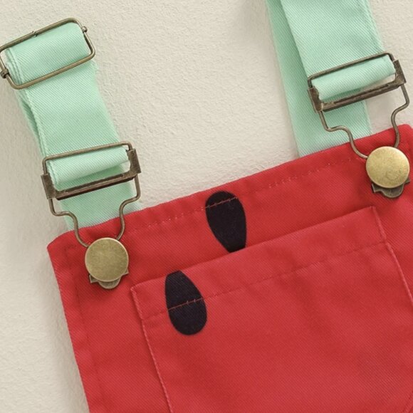 Cocomelon Overalls Jumpsuit First Birthday Bodysuit clothes Coco Melon Romper - Picture 2 of 7